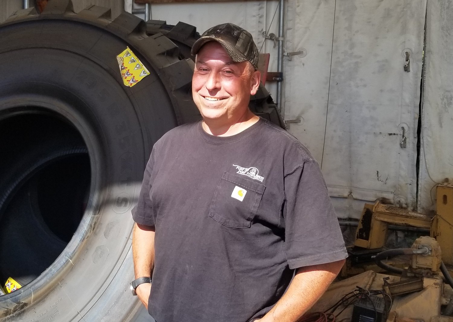 As the lead mechanic for the Port of Port Townsend, Shawn Wiles, is in charge of keeping the Port's 300 metric ton marine travel lift in working order